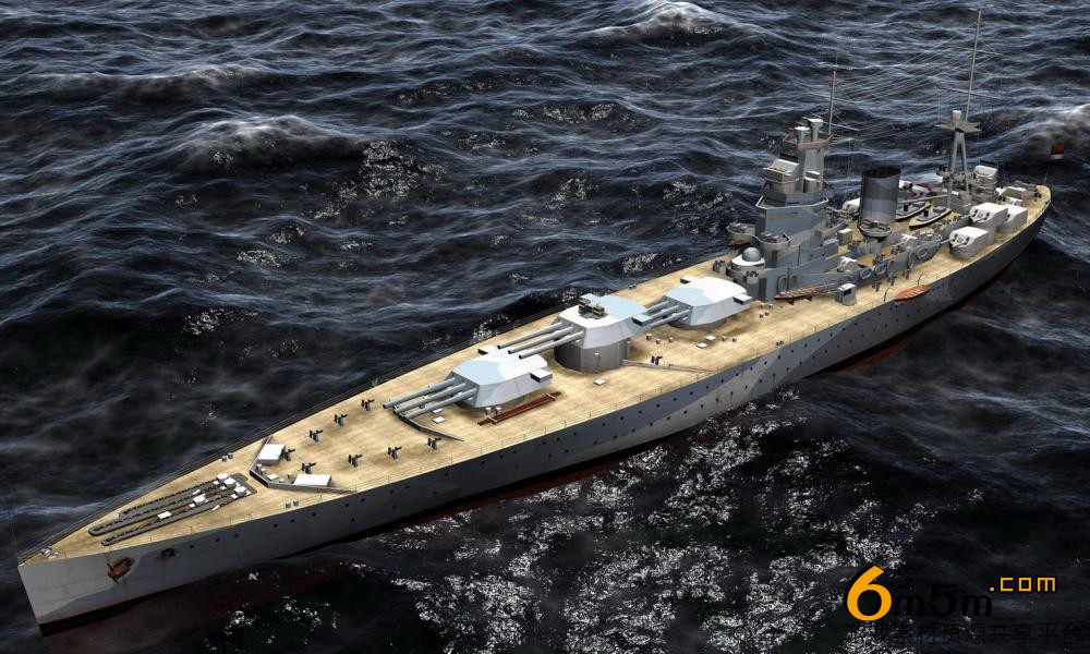 北海纳尔逊军舰模型