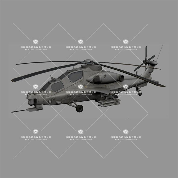 北海武装直升机3D模型